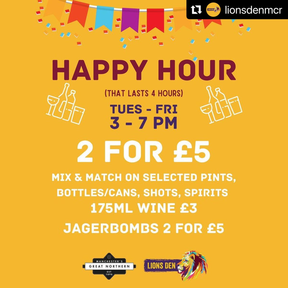 Lions Den Mcr tweet media