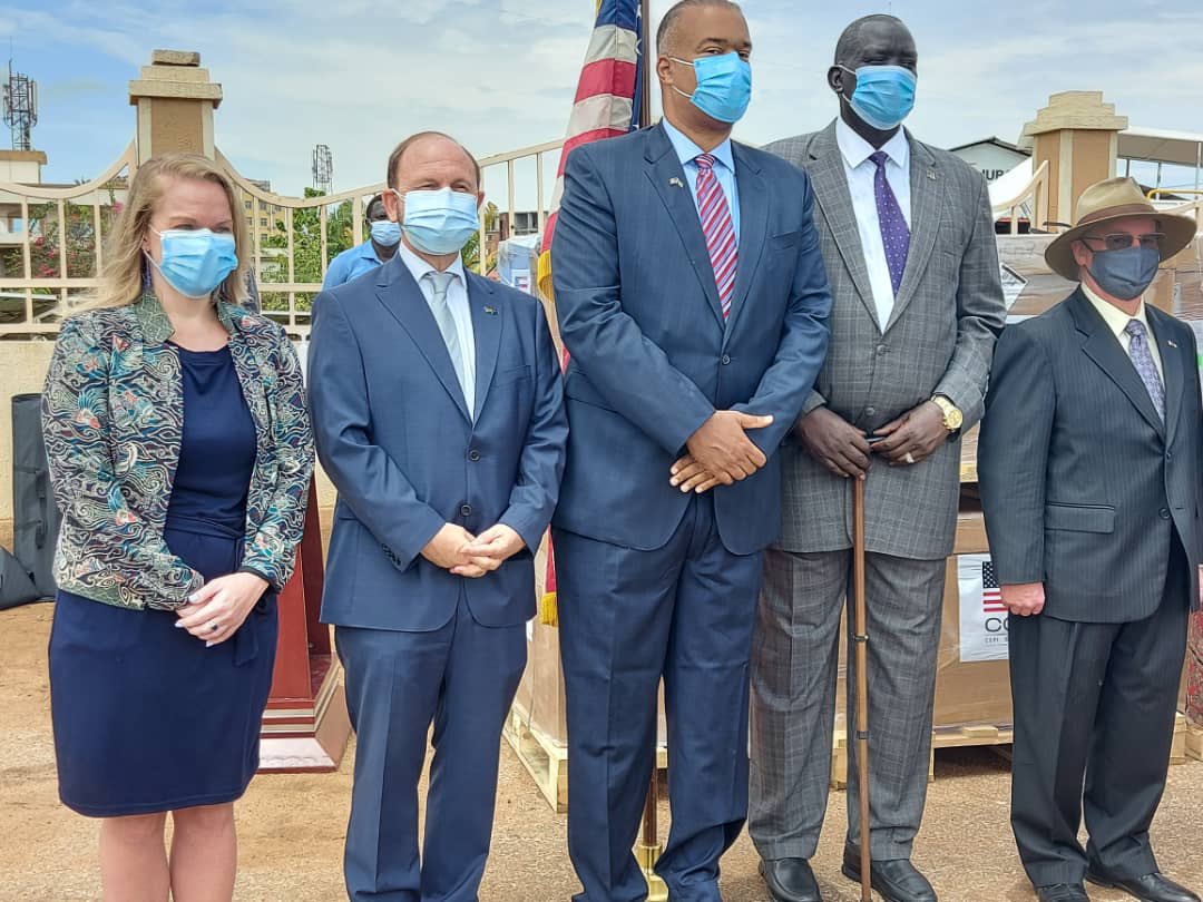 FirasbinRaad's tweet photo. Truly happy to join the South Sudanese Government &amp; development partners today in receiving 151,200 doses of the J&amp;J COVID19 vaccine donated by the US Government via #COVAX. The World Bank is working closely with the MOH, UNICEF &amp; WHO on deploying the vaccines @HafezGhanem_WB https://t.co/rwAYEngaYZ