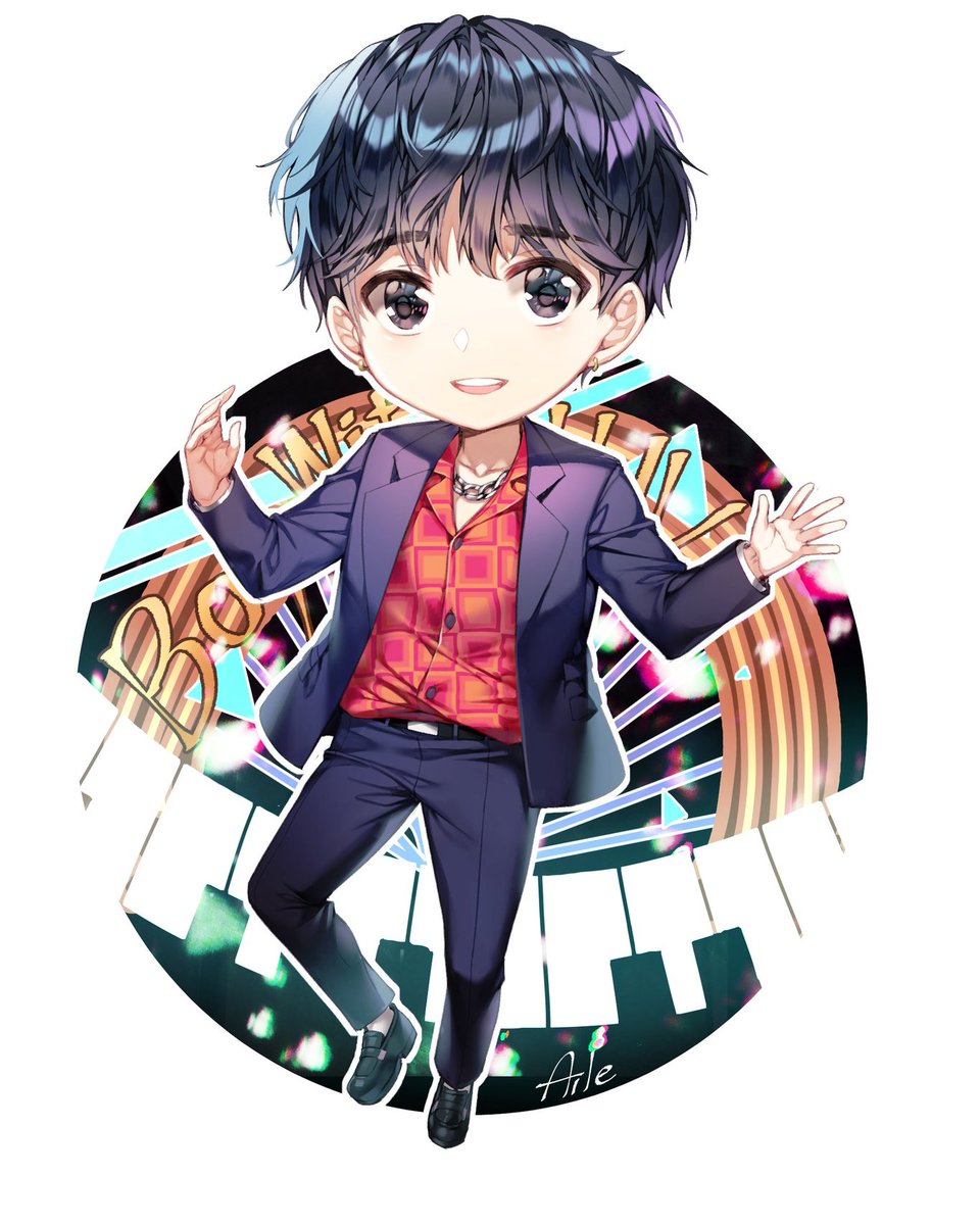 작은 것들을 위한 시 버젼 슈가! 아는 분 조카애기가 아미여서 그려드렸어요!