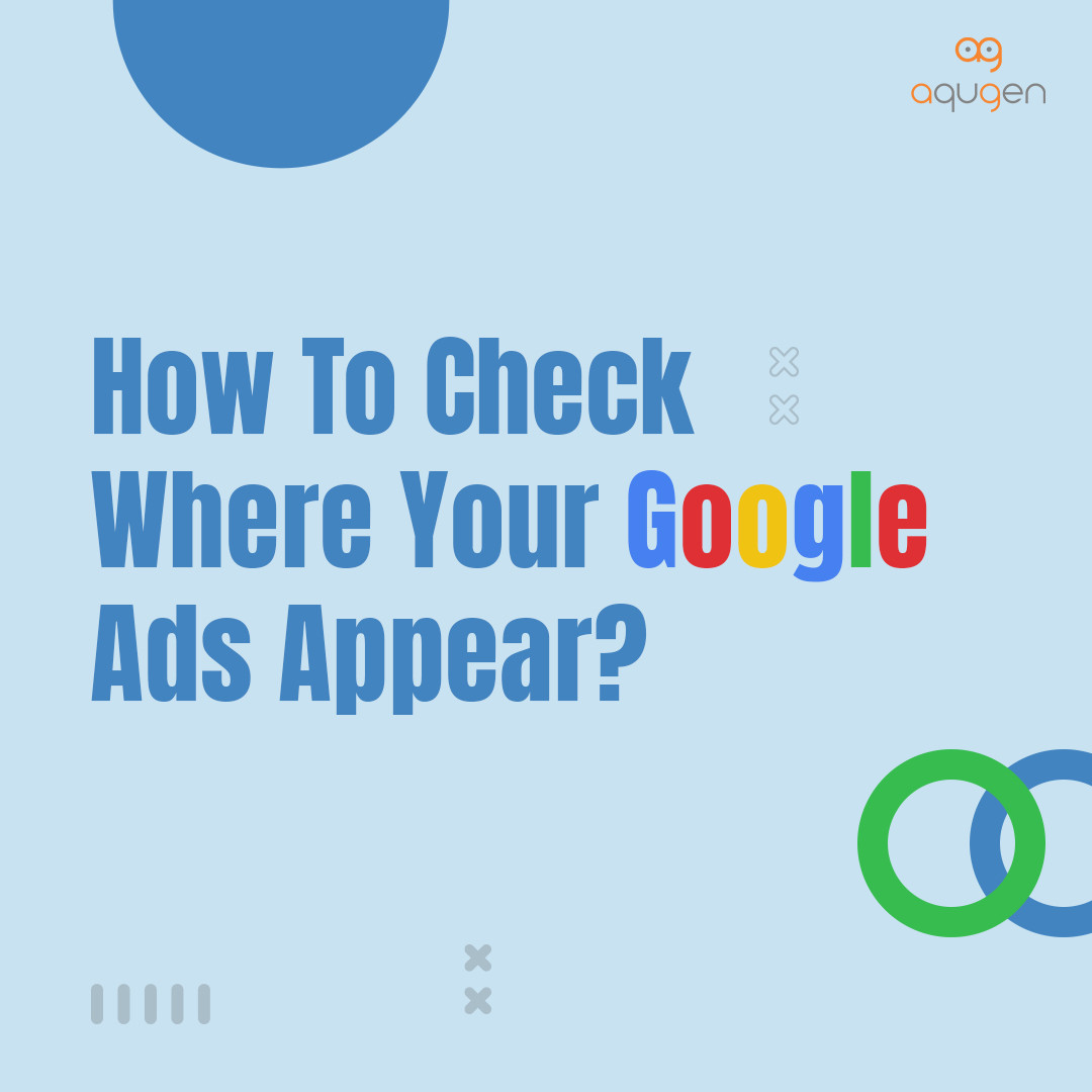 AquGenTech's tweet photo. After creating these ads, you need to make sure that your ads are appearing to your customers. 
#aqugen #aqugentech #aqugendigital⁣⁣ #ads #adsdesign #adsense #adset #google #googleads #googleandroid #googlechrome #googlephotos #googlesearch #instagood #marketing https://t.co/8Lg77CHipB