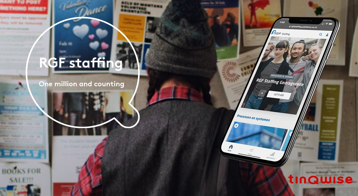 1.1 million and counting, the number of freelancers (ZZP) has increased considerably in 2021. All RGF Staffing employees want to know how they can help their customers with freelancers and vice versa. EthiQs makes that possible.
 
 #learningexperienceplatform #TinQwise #Qollab