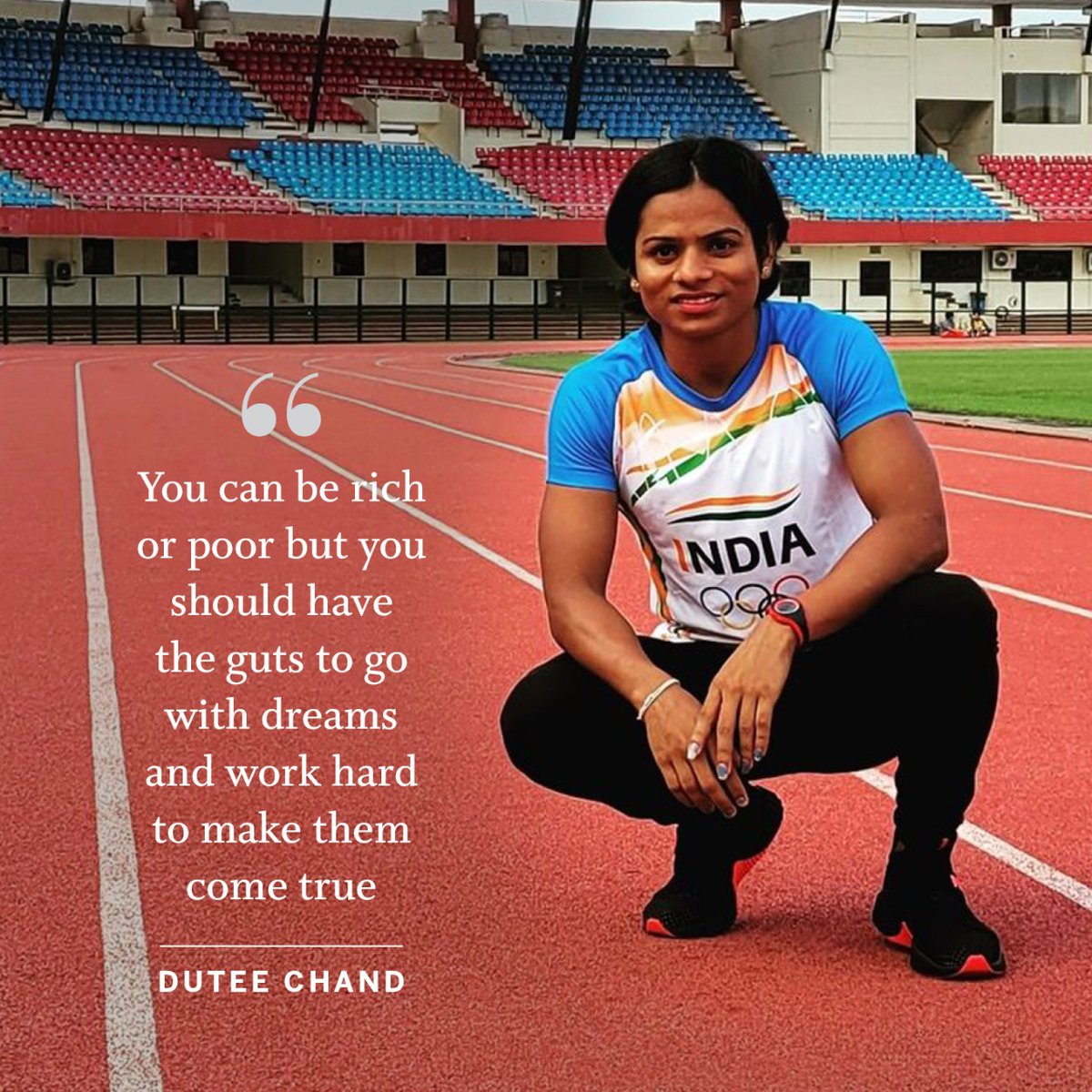 FeminaIndia's tweet image. Just a gentle reminder to never let go of your dreams

#duteechand #athlete #womanquotes #womanpower