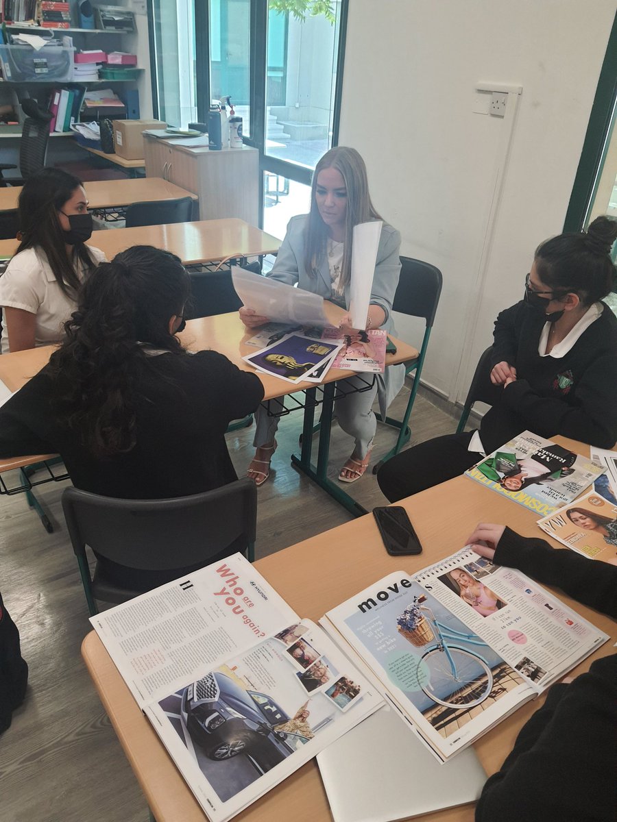 What an absolutely amazing opportunity for Yr13 Media Studies students! Today we had the pleasure of <a href="/JumeirahCollege/">Jumeirah College</a> <a href="/JCD_English/">English | Jumeirah College</a> alumni <a href="/millimidwood/">Milli Midwood</a> Editor in chief of <a href="/CosmoMiddleEast/">Cosmo Middle East</a> and one of my wonderful Eng Lit students in to school to workshop print and digital media ❤