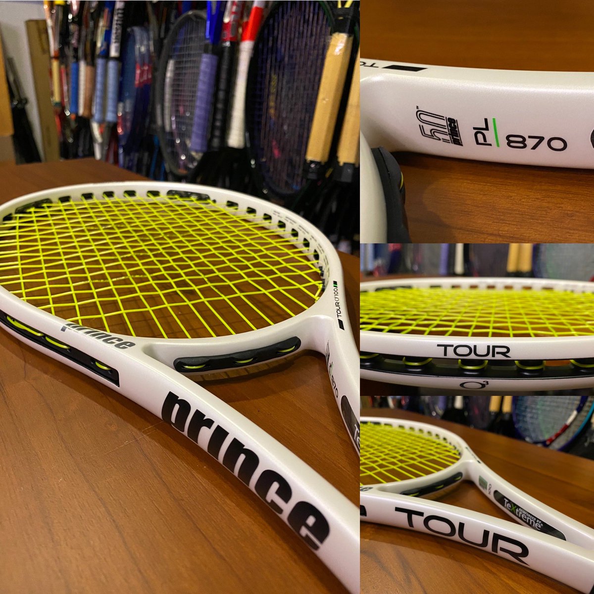 All_That_Racket's tweet photo. @Prince_Tennis O3 Tour 100 Japan 🇯🇵 50 Year Anniversary Edition. Love the White PJ and O Ports Technology! #princetennis #princeo3tour100 #princeo3white #princeo3tour #princetennisracket #allthatracket https://t.co/IQ0KuA1Re5