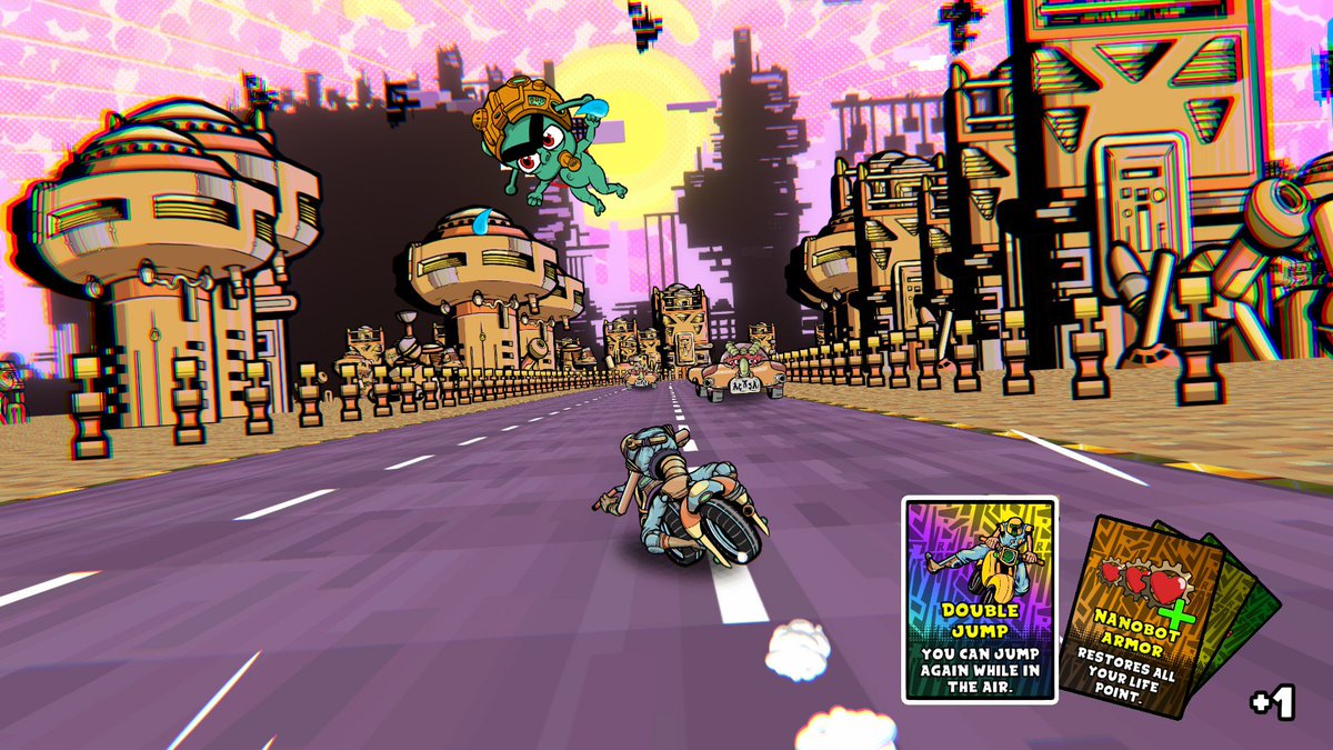 IndieDevDay (@indiedevday) on Twitter photo Turn left at Saturn es el juego de conducción roguelike de <a href="/SiunneStudios/">⬅️ Turn left at Saturn 🪐</a> 🪐
Mezcla la adrenalina de la velocidad con mecánicas de juego de cartas para customizar cada partida, todo envuelto en una historia sci-fi y estética comiquera 🏍️
Enfréntate a sus retos en el IDD 😏 Turn left at Saturn es el juego de conducción roguelike de <a href="/SiunneStudios/">⬅️ Turn left at Saturn 🪐</a> 🪐
Mezcla la adrenalina de la velocidad con mecánicas de juego de cartas para customizar cada partida, todo envuelto en una historia sci-fi y estética comiquera 🏍️
Enfréntate a sus retos en el IDD 😏