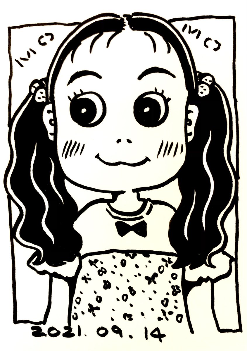 今日は妹から送られてきた姪っ子ちゃんの写真が可愛かったので絵にして描いたら本人にウケてこのポーズも描いてってリクエストがあって描いたのが2枚目。
#リハビリ絵 