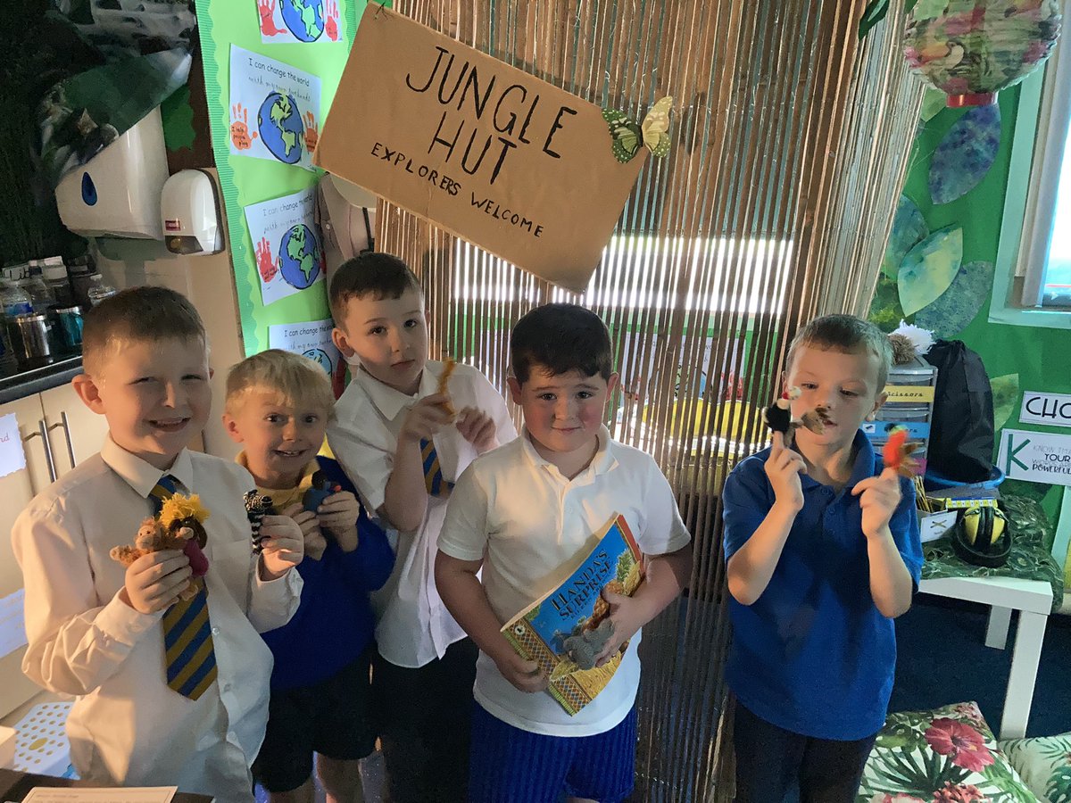 HolySpiritWA9's tweet photo. #RainforestCamp enjoyed going on and African adventure today - as part of our adventure we listened to the story Handa’s Surprise, and used the puppets too 🍌🍍🦒🐵 https://t.co/7R33nsVREy