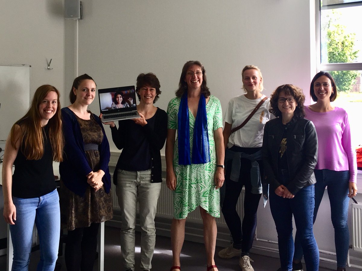 jo_chamb's tweet photo. Brilliant to kick off our new @WURSusGov incubator project today - examining the landmark climate court case against Shell! Such an inspiring interdisciplinary group of women!! @InaMoller @ChiaraMacchi7 @JasmineEva @NadiaBernaz @KVinkhuyzen @AartiGupta17 @EstherTurnhout https://t.co/aBuT4342lW
