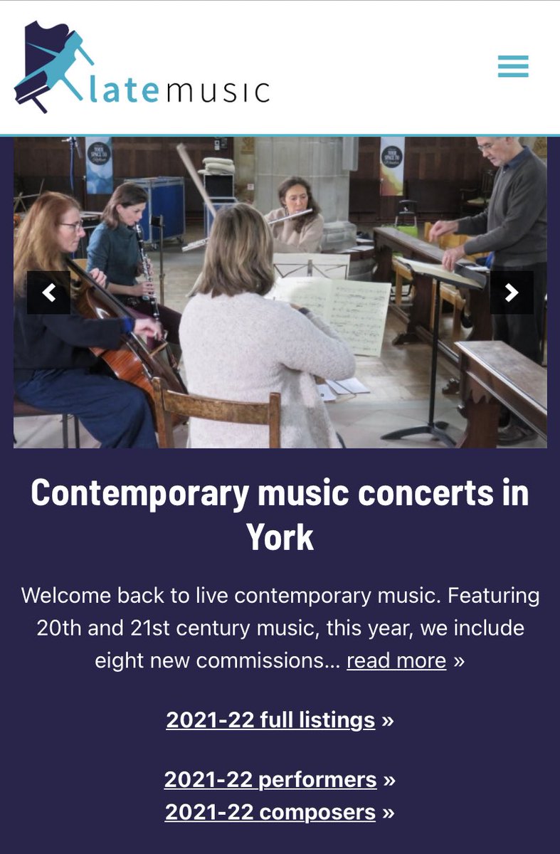 late_music's tweet image. We are excited to be back to presenting live contemporary music in our new 2021-22 concert series starting on Saturday 2nd October. Lunchtime and evening concerts every month, Unitarian Chapel York. For more info visit latemusic.org @theyorkmix @VisitYork @YorkCreatives