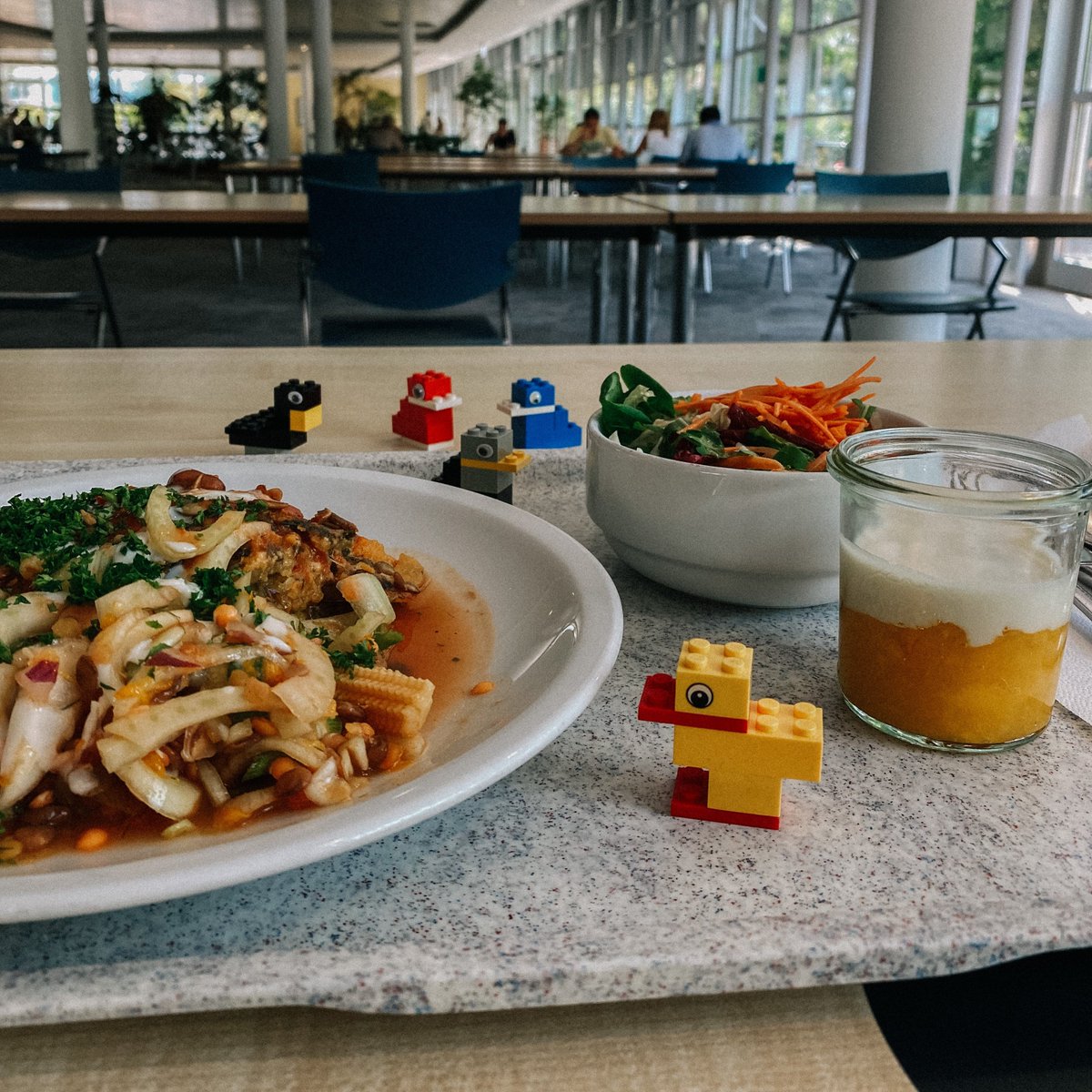 quack quack
Found them! 
I knew it: if you don't find your colleagues anywhere, go to the canteen. 500% you will find them there eating!😉😆
#lovemylifeatsap #ilovefood #workfoodbalance