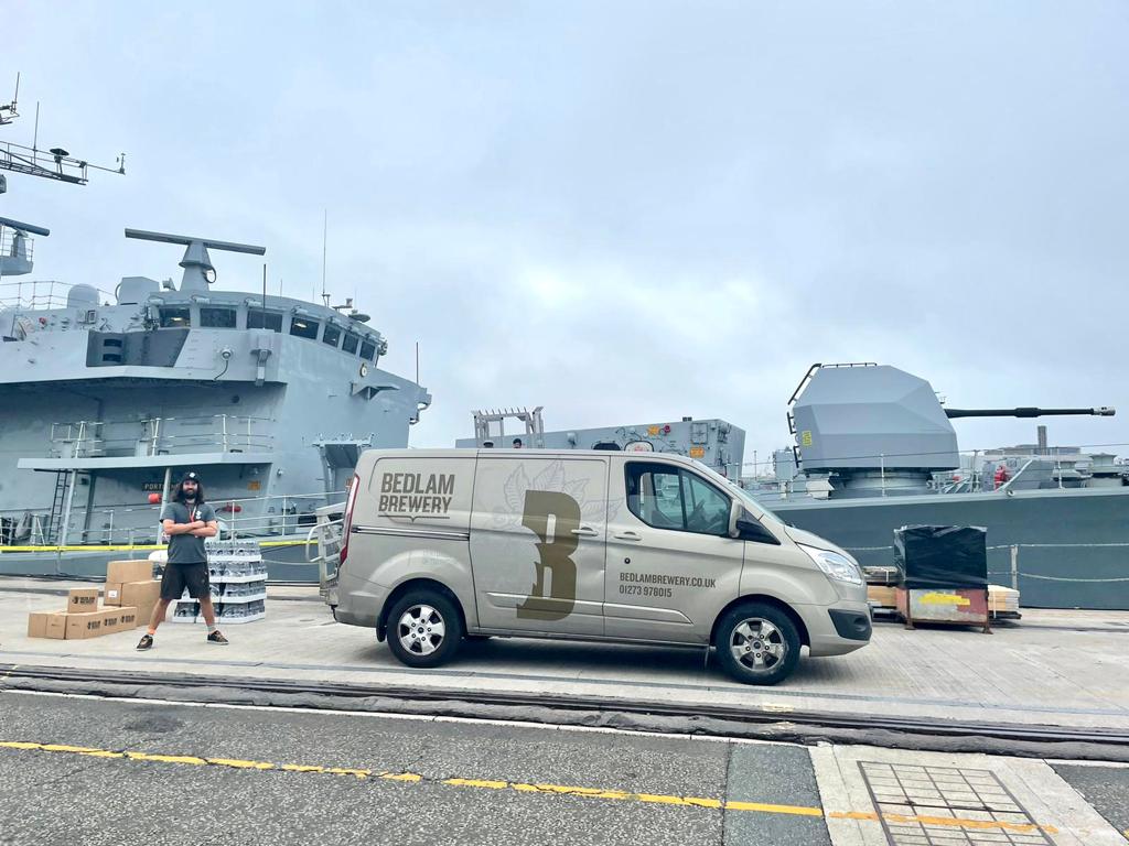 Memorable delivery for Harry last week to HMS Portland 😁

#HMSPortland #navy #betterwithBedlam #beerdelivery #servicewithasmile #royalnavy #portsmouth #frigate #refit #sailors #bedlambrewery #brewerylife #draydriver #van #bedlamdelivery #bedlambeer