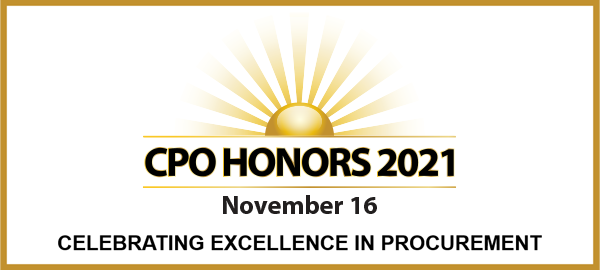 Reminder that the CPO Honors 2021 award nominations are open! If there is a CPO (procurement leader), procurement team, and/or industry expert that you think is deserving, make sure to submit your nomination today. events.cporising.com/cpohonors/ #procurement #CPO