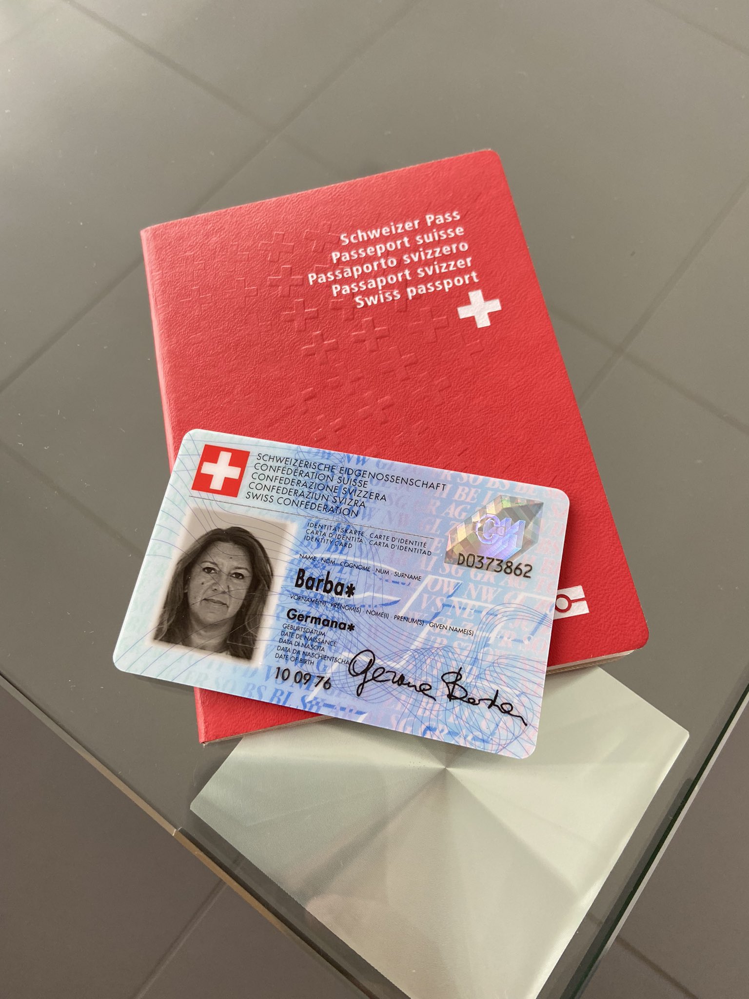 Swiss Id Card Number
