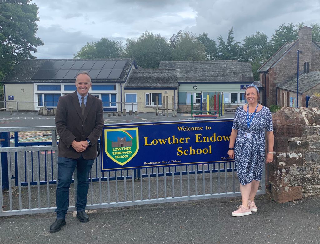 DrNeilHudson's tweet photo. It was really good to be at the Lowther Endowed School to meet and discuss  issues facing small rural schools https://t.co/nIJTwtYgwB