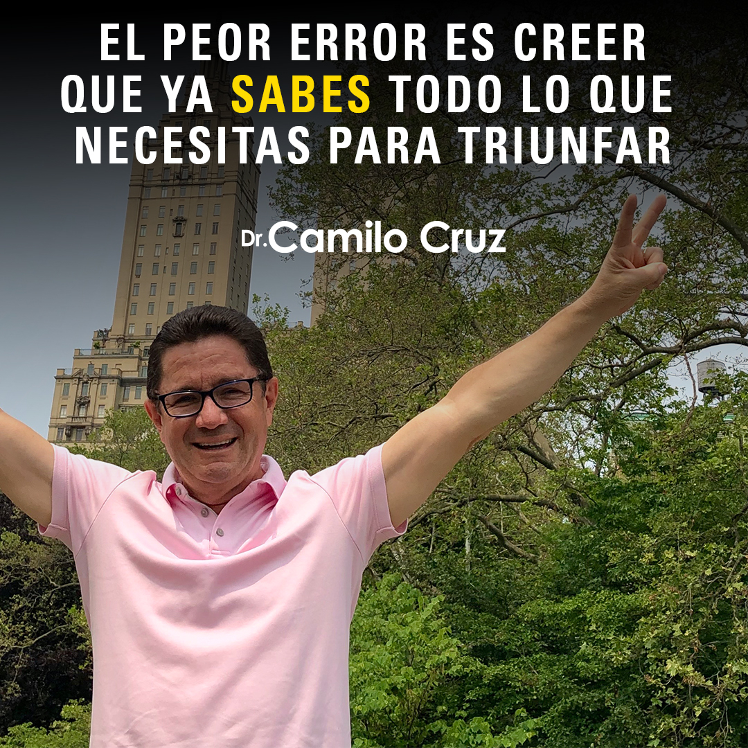 ¿Has cometido el error de asumir que lo sabes todo?

#martesdemotivación #triunfospequeños #caminoaléxito #pasoapaso #construyendosueños #conferencistainternacional