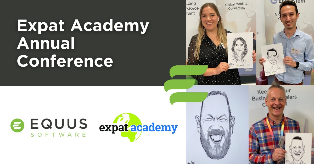 Equusoftware's tweet photo. The Equus sales team had a great time at their first face to face event of the year - the Expat Academy Annual Conference! Can you guess who the mystery caricature is?
#EquusSoftware #ExpatAcademy #EABetterTogether #face2face #londoncaricatures https://t.co/Nls45LDu9z