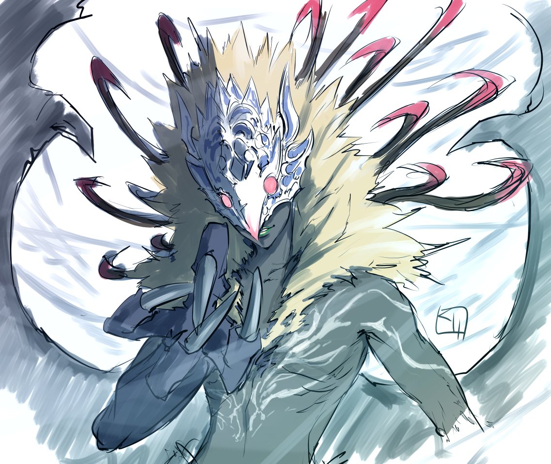 だいぶ前に描いたガルーダさん Ff15 栗田新一のイラスト だいぶ前に描いたガルーダさん Ff15 栗田新一のイラスト