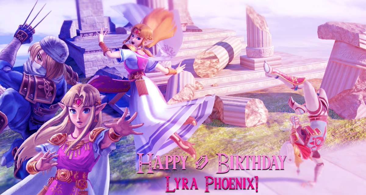 Happy Birthday to <a href="/LyraPhoenix/">Lyra Phoenix</a>, the voice of Zelda and Sheik in Elites of Light! It's been a pleasure working with her and she's a very talented voice actress. She definitely brings her characters to life no matter what role it is. I hope you're having a great birthday! 🎂
