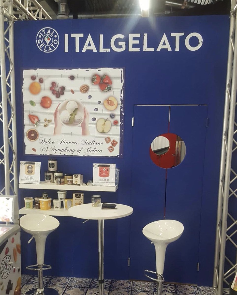 Italgelato stand at Biofach #biofach #italgelato #babbi #tombascoffee #gelato