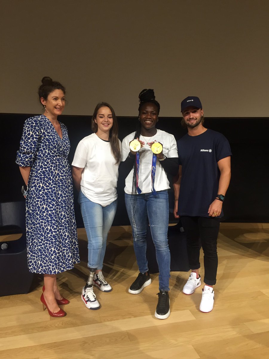 Le plein d’ondes positives avec <a href="/Gnougnou25/">AGBÉGNÉNOU Clarisse</a> <a href="/jeanjeanbmx/">Anthonyjeanjeanbmx</a> <a href="/SoldeTyphaine/">Typhaine</a> #teamallianz <a href="/allianzfrance/">Allianz France</a> #mindset #sport