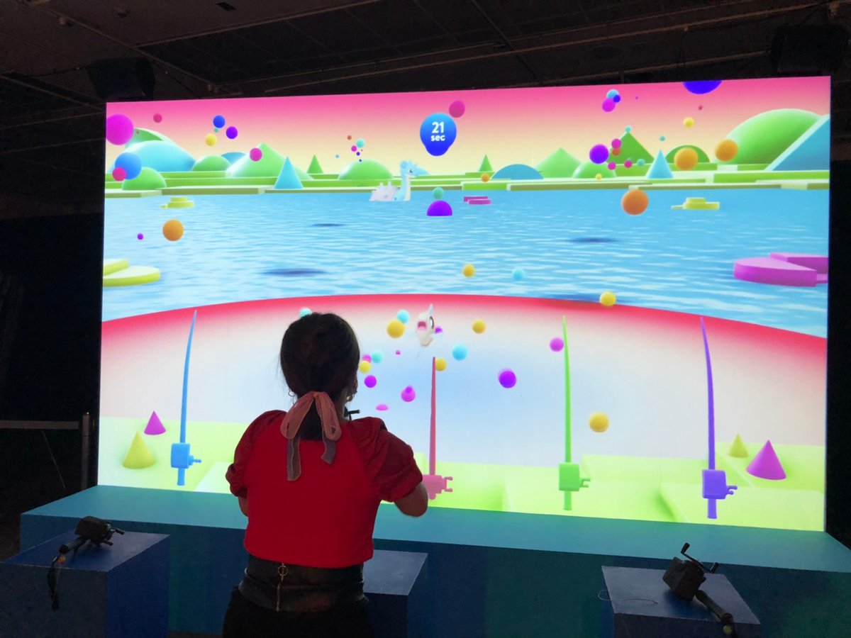 テレビ大阪 Event Enjoy コイキングばかりでしたが 違うポケモンも釣れ出したぞっ やったー ヒンバスだー ミロカロスも釣れないかなー ポケモン ポケモンカラーズ ポケモンカラーズ大阪 ポケモン好きとつながりたい 体験型企画 大丸梅田