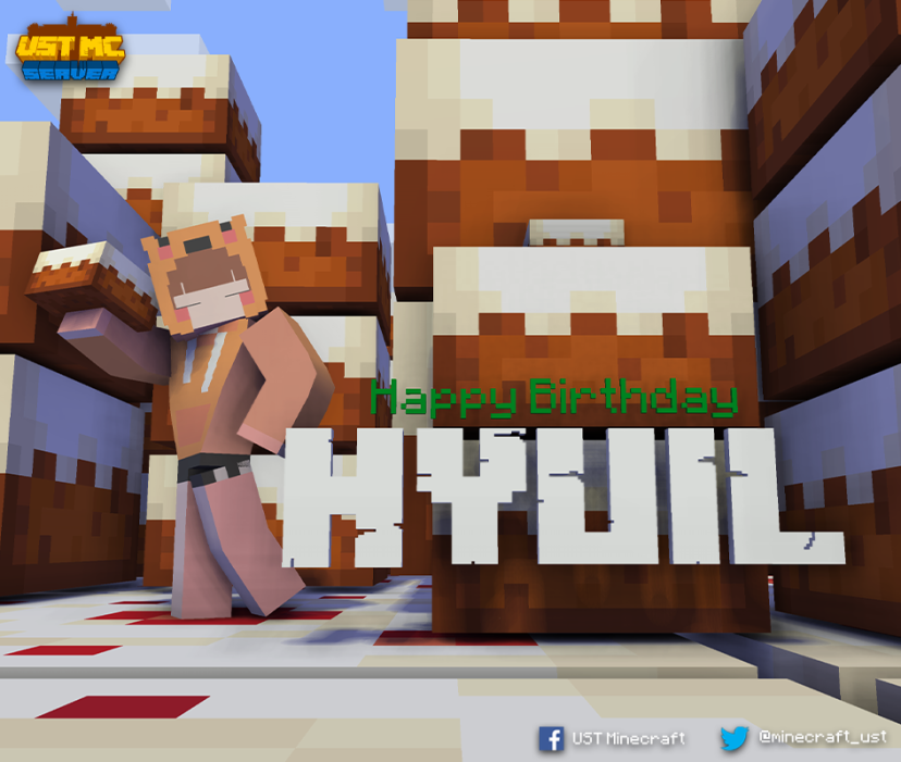 minecraft_ust's tweet photo. Before the day ends, let's greet our lovely USTMC Moderator, @annyiki, 𝘼 𝙒𝙊𝙉𝘿𝙀𝙍𝙁𝙐𝙇 𝘼𝙉𝘿 𝙃𝘼𝙋𝙋𝙔 𝘽𝙄𝙍𝙏𝙃𝘿𝘼𝙔! Your USTMC Fam misses you a lot and we wish you all the best in your last senior high year here at UST! Enjoy your special day! 🎂💛 https://t.co/KihZaBnsRn