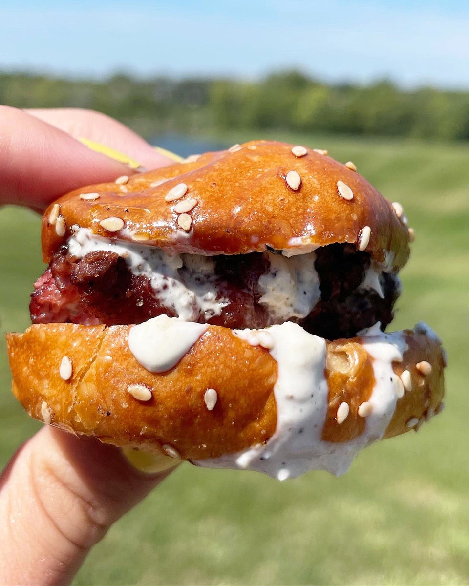 Would you rather your slider be smothered or dunked in creamy horseradish?