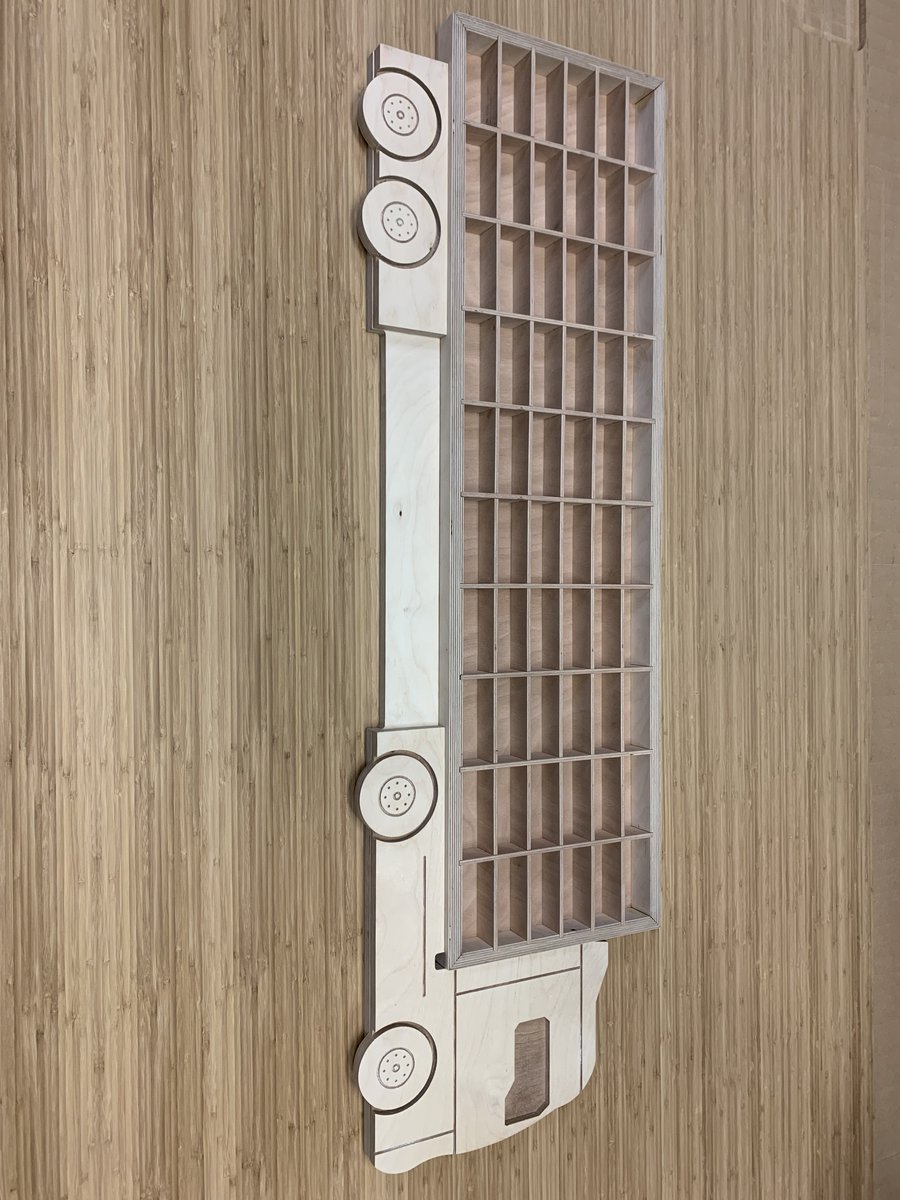 MastersVehicles's tweet photo. Great way to store the children’s #toy cars, intended to be wall mounted.  Using 18mm and 6mm #hardwood #ply, #cut on the #CNC and joined in our workshop
Masters CNC ⇢ https://t.co/1pAjltwxi5 https://t.co/ijZE0p9foI
