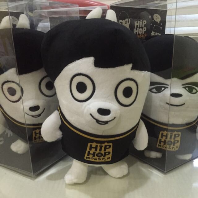 remember bts hip hop monster plush dolls? well, jungkook's was so