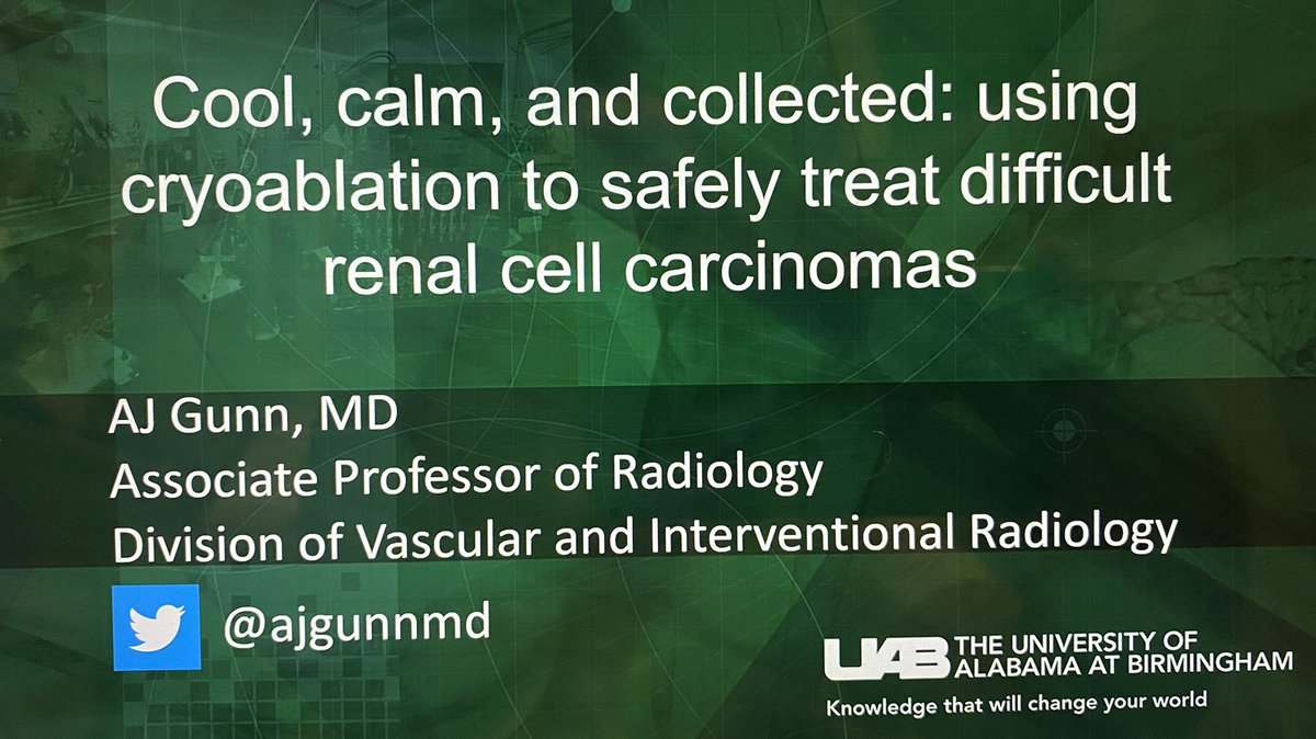 This is happening tonight at 8PM EST - it will be great to discuss approaches to difficult renal cryoablations!

Register here: bsci-nm.zoom.us/webinar/regist…

#IRad #MedEd #medtwitter