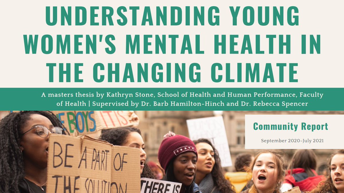 Don't want to read my 100 page thesis? Me neither! But if you're interested in the social, mental, and gendered implications of our changing climate, this short research summary + exhaustive list of recommendations might be for you ➡️ bit.ly/3tEuuuU 🧠🌿🌍