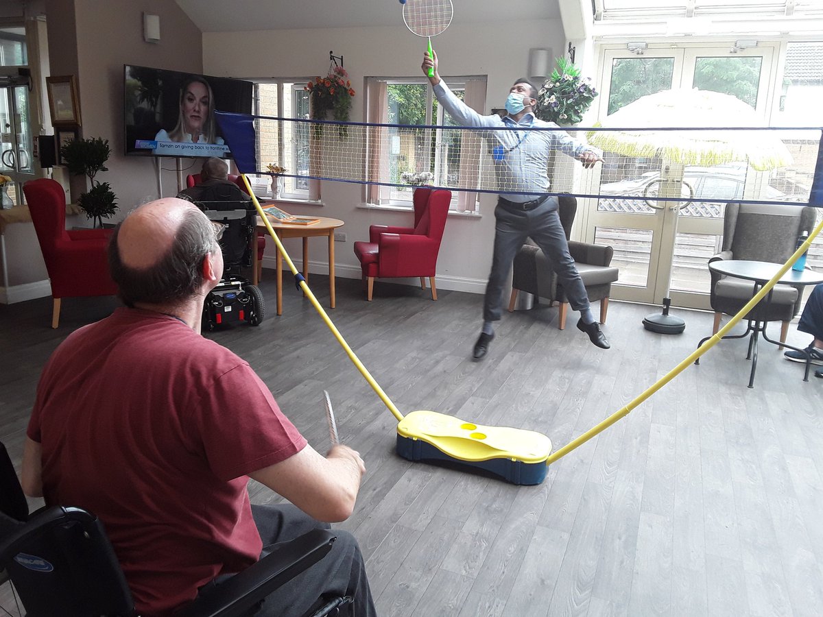 ForestCareTweet's tweet photo. Not quite Emma Raducanu standard yet, But you have start somewhere.🏸 https://t.co/SUs9XUOYPb