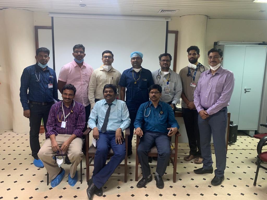 BoopathyCardio's tweet image. After successfully finishing our complex coronary workshop on #Rotablation at SRIHER. ⁦⁦@TRMuralidharan1⁩ ⁦@pmanokar⁩ ⁦⁦@BSCCardiology⁩⁦@PCRonline⁩ ⁦@ACCinTouch⁩ ⁦@SCAI⁩. Next workshop in the month of October.