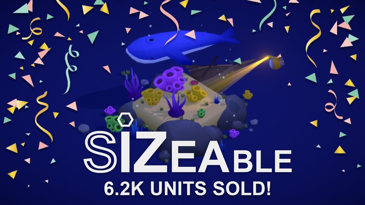 goose_business's tweet image. #Sizeable has sold 6.2K units! 🥳🥳

To celebrate, let's do a giveaway! 2 lucky winners will receive a key for Sizeable! Go to our community discord for more details, and thanks for playing Sizeable! ♥️

Discord: discord.com/invite/hyEhfEN…

#indiegame #gamedev #indiedev