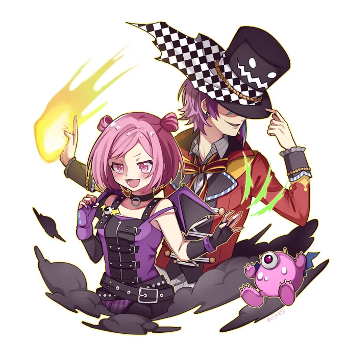 「「よく来たな王子!」」
⚠悪役パロ/別キャラ衣装
#prsk_FA #nukupic二次創作 