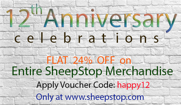 SheepStop's tweet image. We turn 12 today !! Do join in the celebrations and enjoy some retail therapy!