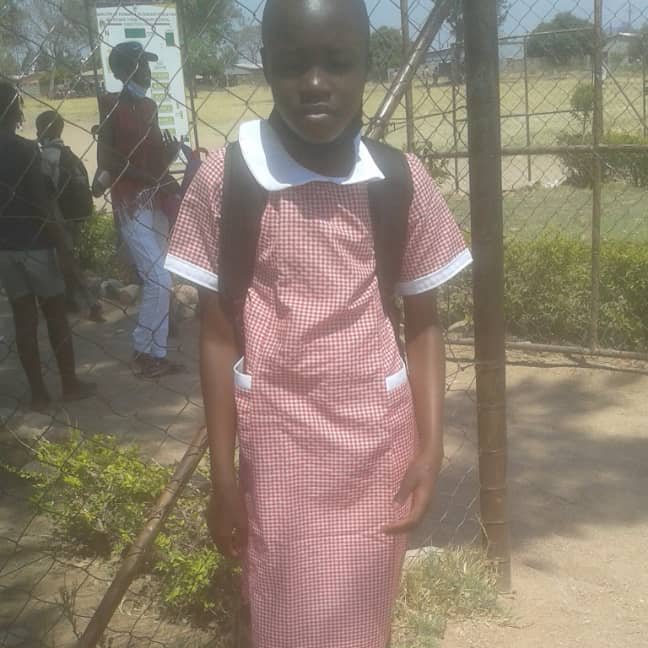 MatabelFootball's tweet photo. @MatabelFootball education beneficiary under the @QueenLozikeyiAc Scholarship program, Sithabile Ndlovu proudly started school in Mkhithika Pry  in Bulawayo. Also known as #MaNdloe she was scouted in Filabusi playing soccer with a boy's team.  #SupportMFC https://t.co/mA90wMvQBJ https://t.co/5Ol0Jm4H1d