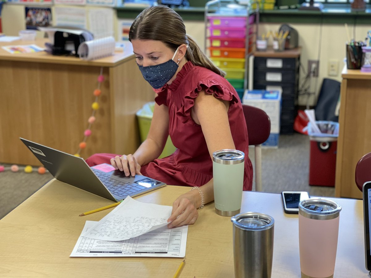 jgough's tweet image. #TrinityLearns 3rd Grade team meets to calibrate understanding, expectations, learning outcomes. We grow and learn together. #InstructionalCore