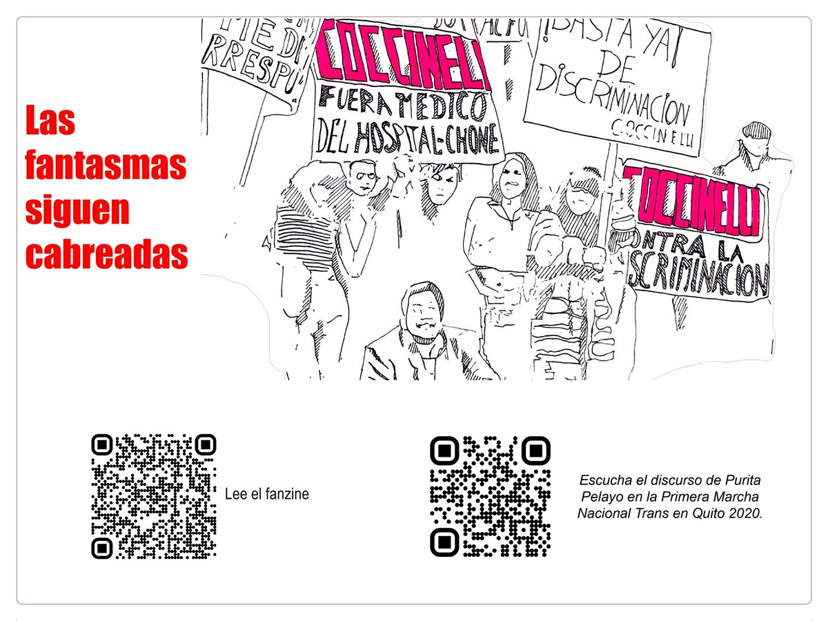 runasanabriap's tweet photo. ¿Cómo investiga el estado Ecuatoriano los crímenes contra personas #Trans? Fanzine sobre la necesidad de reconocer el transfemicidio.
🔥 puedes leer en issu:
https://t.co/sHTv04Gk55
🔥 puedes leer en @EspaciadoraBar:
https://t.co/DVPFwtv63N
#TransEnMedios #HistoriasPoderosas https://t.co/TGzD8wWjRK