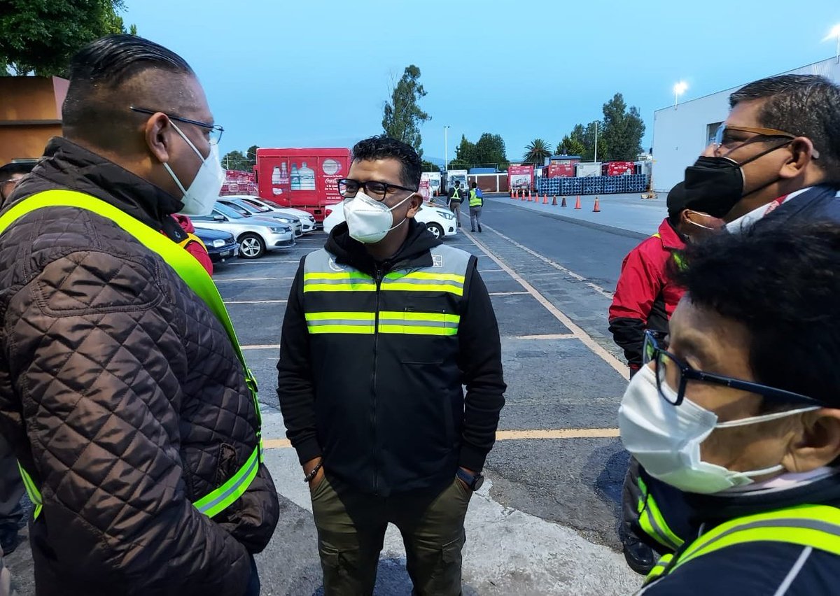 davidoq's tweet photo. CROCPUEBLA/ seguimos TRANFORMANDO el sindicalismo en la atención y servicio a nuestros compañeros croquista de agua ciel de Femsa visitándolos y llevando el saludo de nuestro secretario general ISAÍAS GONZÁLEZ CUEVAS y de la @CROC_Nacional  y informando de los sistemas digitales https://t.co/lJ0QTAnEdk