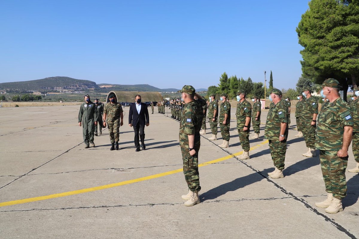defensearab's tweet photo. • اليوم مراسم توديع بطاريات Patriot اليونانية 🇬🇷 المتجهة ألي المملكة العربية السعودية 🇸🇦 
• غادر حوالي 100 مشغل دفاع جوي يوناني من الجناح 114 إلى السعودية اليوم
• اليونان تريد تعزيز العلاقات الاستراتيجية مع المملكة العربية السعودية 
• Καλώς ορίσατε 🇬🇷 https://t.co/pubetuVVZP