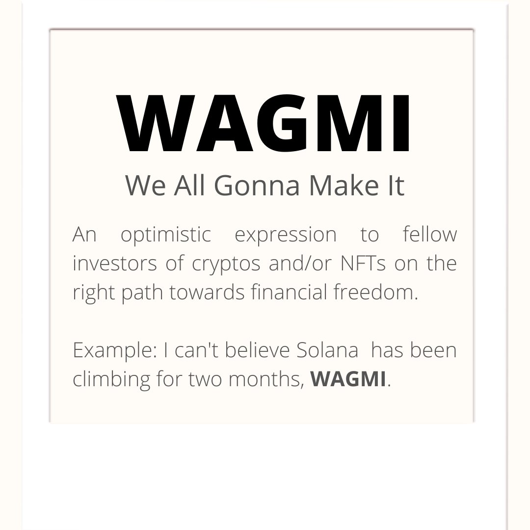 WordsmithTWP's tweet photo. 9. WAGMI. Ride out the volatility. Convinced that we're living through a turning point in history. #Fiat facing off #crypto https://t.co/zBsvCTibDF