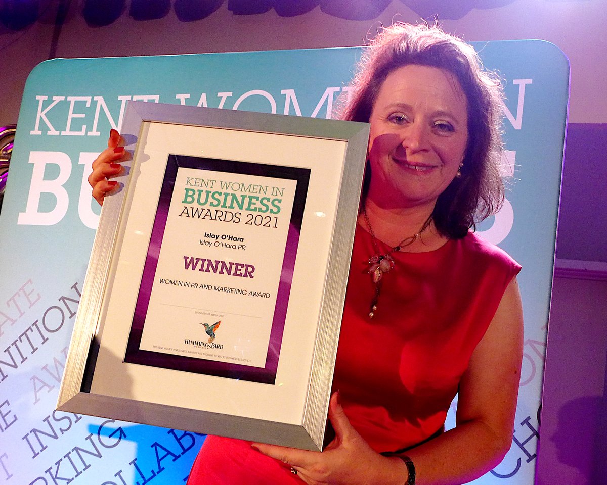 IslayO's tweet photo. Still smiling after winning the Women in PR and Marketing Award at #KWIBA21 last Friday. Congratulations to all the other winners and finalists https://t.co/76zk6z22Xk