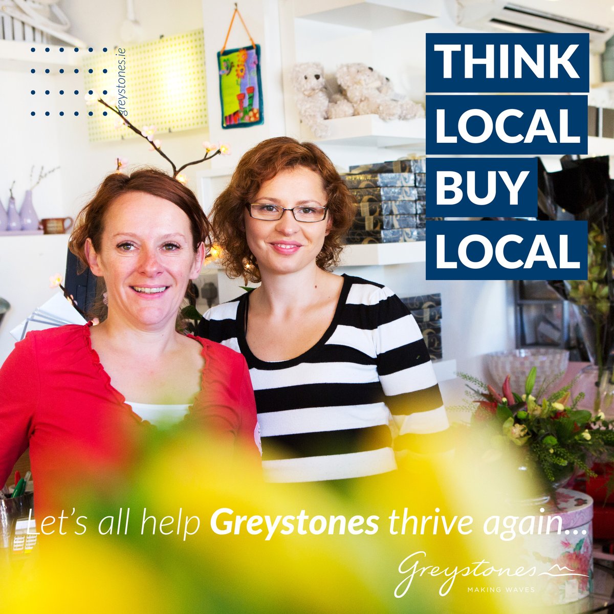 greystonesdotie's tweet photo. Let's all continue to make a conscious decision to support local businesses within the #Greystones District, be it the butcher, baker, greengrocer, florist, boutique, pharmacy, or a service. Please #ThinkLocalBuyLocal!

Search for a business ➜ https://t.co/pvHvCGk7M4 https://t.co/p0RXO42Hkz
