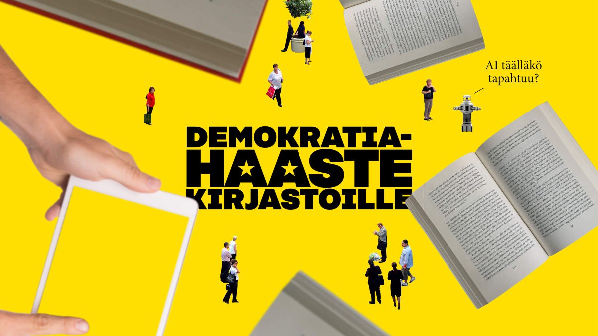 SitraFund's tweet photo. Hoi #kirjasto! Huomenna on kansainvälinen #demokratiapäivä ja julkaisemme demokratiahaasteen kirjastoille. Iltapäivän webinaarissa on tarjolla vinkkejä demokratiatyöhön; keskusteluun osallistuumyös ministeri @TyttiTup. 

Lue lisää ja ilmoittaudu!  👉  https://t.co/IGL3jHGALM https://t.co/hccSRT93Fd