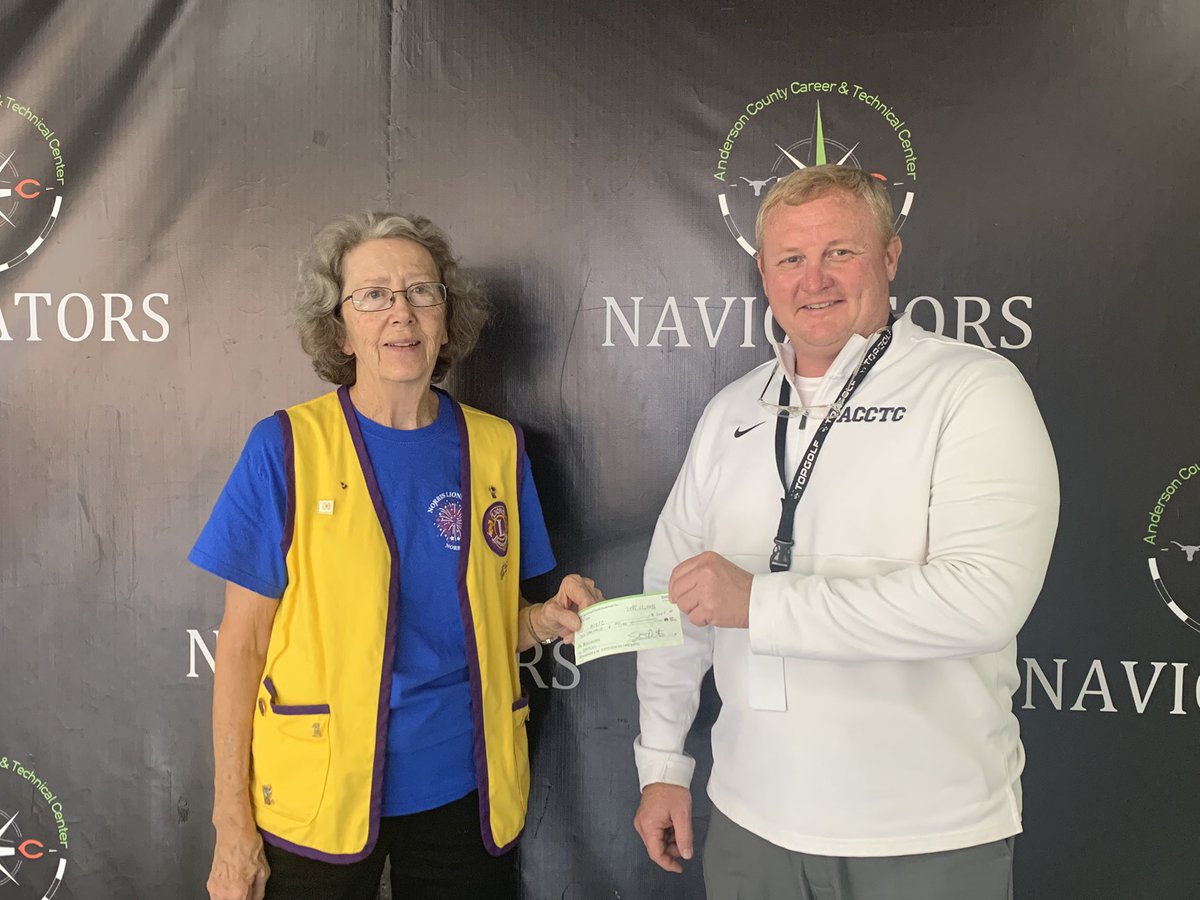 _ACCTC's tweet image. Thank you to the Norris Lions Club for their generous donation to our Teaching as a Profession program! It will be put to great use to help our students become the future educators of Anderson County! 
#everystudenteveryday #CTEmatters #TAPprogram   @ACSchoolsTN
