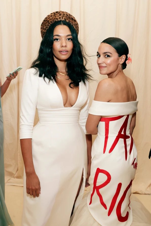 Meet the visionary designer behind AOC’s Tax the Rich dress / Twitter