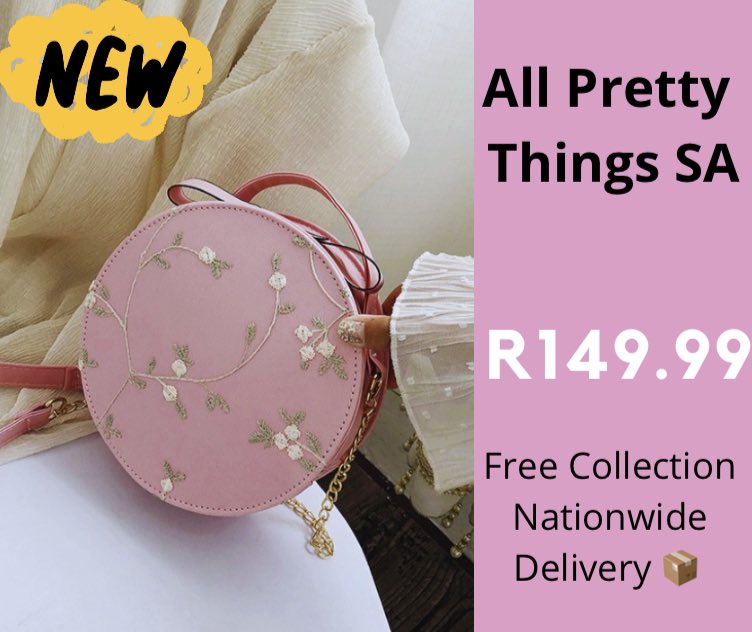 allprettythingz's tweet photo. Round Floral Bags Now Available 🌸🌼

Colors: Black, Yellow, Pink, Blue and White.

We deliver in South Africa via pep store for R59.95 or you can collect your parcels at Ferndale, Randburg 🎁

DM / WhatsApp 065 809 5516 for Orders!

#SkeemSaam | #GomoraMzansi | Clement https://t.co/RrAq6geLcu