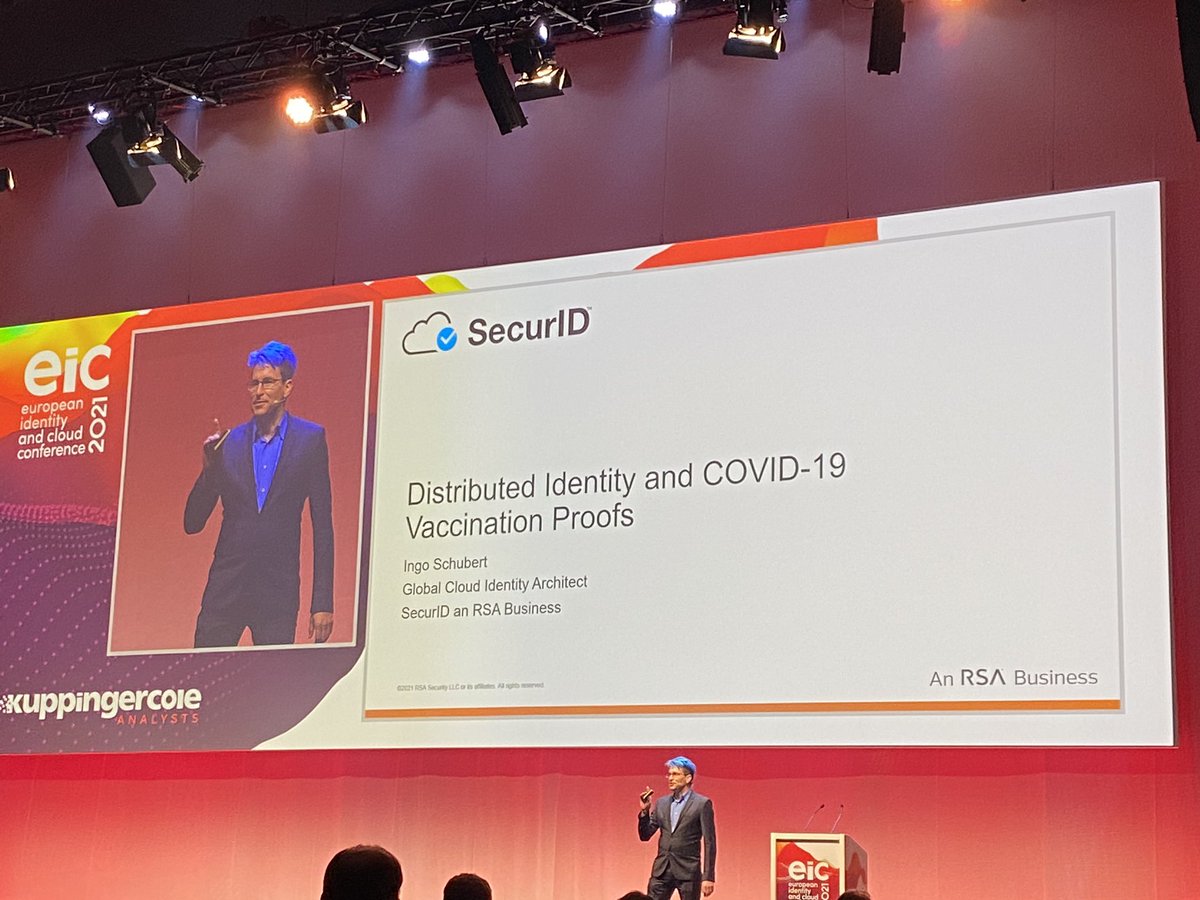 villeniemi76's tweet image. Very topical and conrete example of #distributedidentity in #EIC2021 by Ingo Schubert of RSA