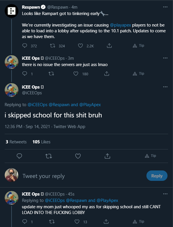thekinetv's tweet image. A short story @PlayApex